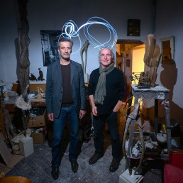 Philippe Buiatti et Jean-Marie Wunderlich lightpainting