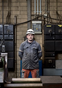 Portraits d'ouvriers de Moselle pour le livre 20% Profils ouvriers tourneur ouvrier arcelor mittal dommeldange