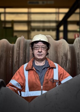 Portraits d'ouvriers de Moselle pour le livre 20% Profils ouvriers ajusteur ouvrier arcelor mittal dommeldange