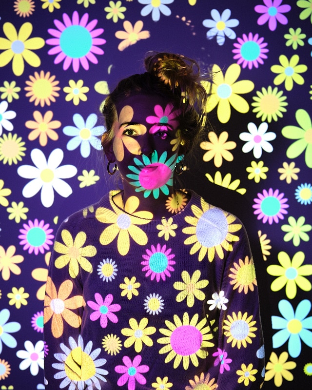Portrait en fleur