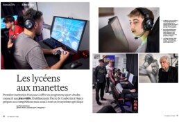 Sport études jeux vidéos au lycée Pierre de Coubertin à Nancy pour le magazine suisse T du Temps